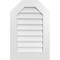 Ekena Millwork Octagonal Top Surface Mount PVC Gable Vent w/ 3-1/2"W x 1"P Standard Frame, 20"W x 30"H GVPOT20X3001SN - alternate 1